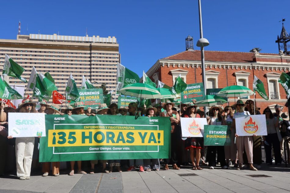 Enfermeras y fisioterapeutas del Hospital Gómez Ulla, doblemente discriminados