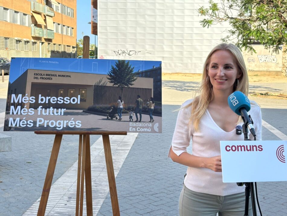 Badalona En Comú proposa la construcció de la primera escola bressol pública del Districte 1 al barri del Progrés
