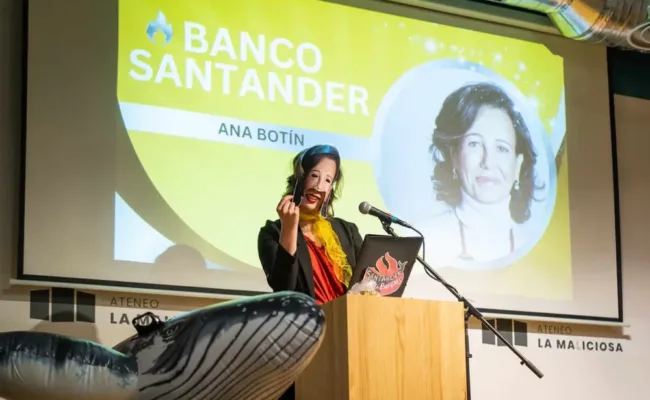 El Banco Santander obtiene el galardón al peor banco español en los Premios Atila de Ecologistas en Acción