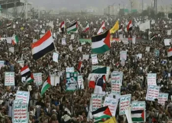 Pueblos del Oriente Medio marchan unidos contra agresión de Israel y EE.UU.