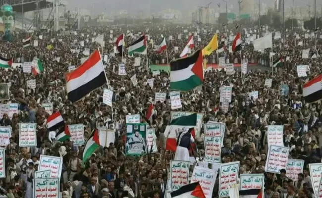 Pueblos del Oriente Medio marchan unidos contra agresión de Israel y EE.UU.