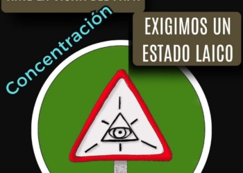 «Exigimos un Estado laico»: Concentración en Madrid ante la visita del Papa: jueves 4 de junio a las 19:00 horas en la Plaza Juan Goytisolo