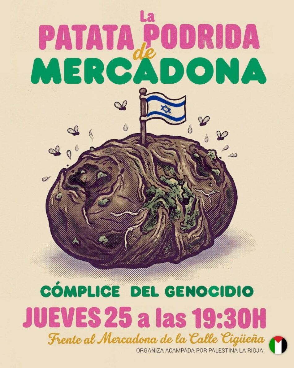 «Mercadona debe dejar de vender productos manchados con sangre palestina»