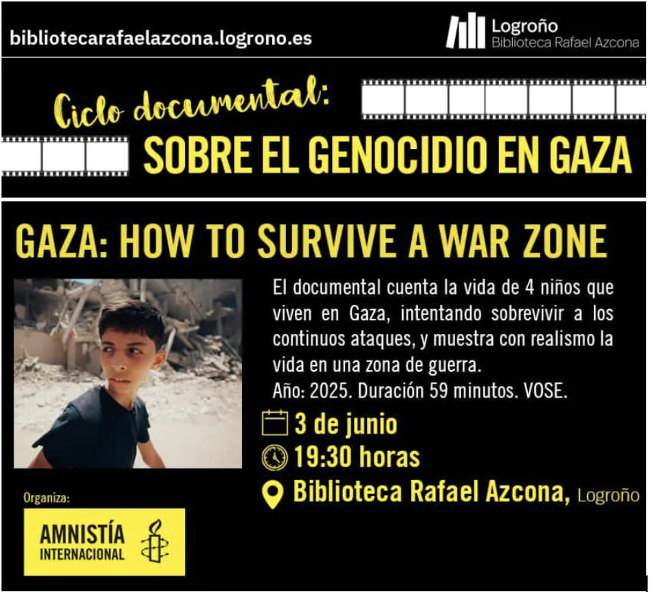 Acampada por Palestina de La Rioja convoca una cacerolada para denunciar el infanticidio que Israel continúa perpetrando en Palestina
