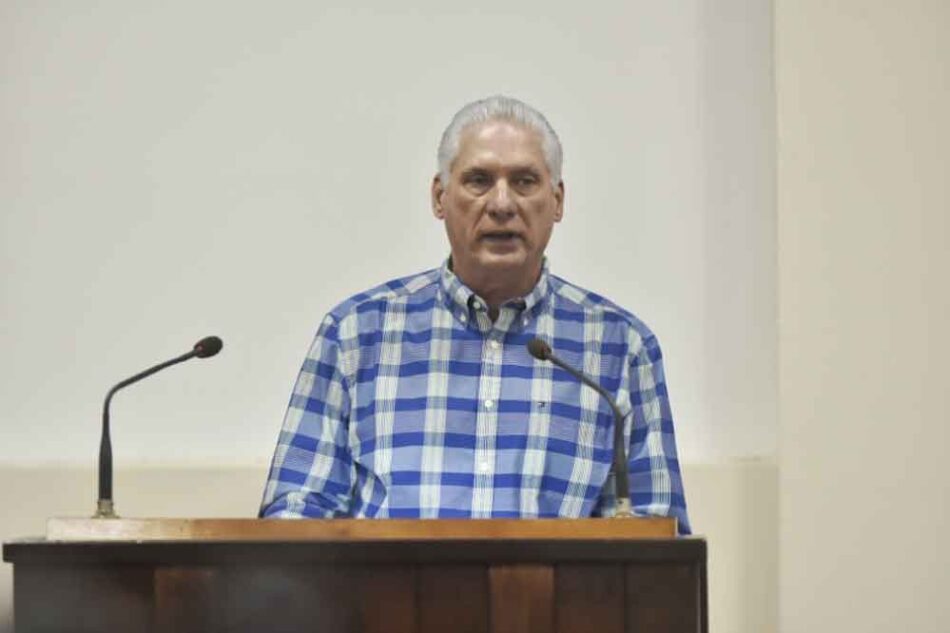 En Cuba no habrá cambios políticos, afirma Diaz-Canel