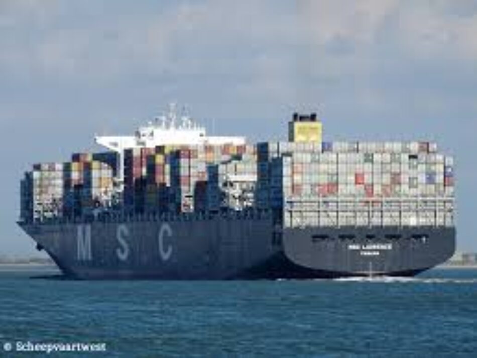 Un nuevo barco con acero militar -el buque MSC LAURENCE- hará uso del puerto de Valencia para su envío a Israel