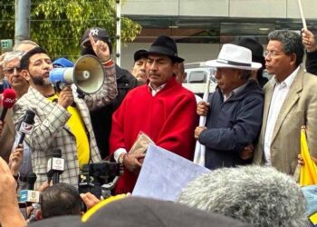 Organizaciones de Ecuador formalizan pedido de revocatoria de Noboa