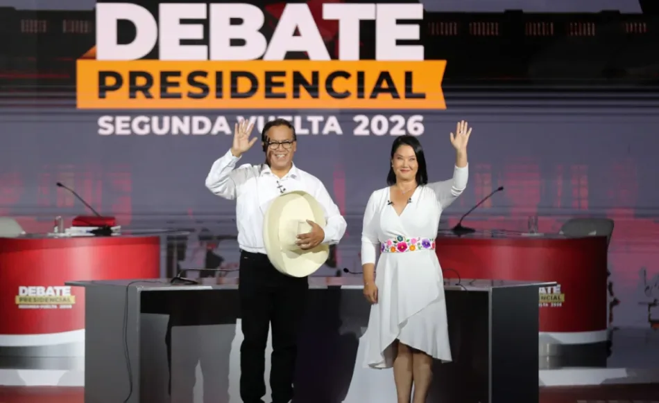 Sánchez y Fujimori confrontan propuestas en debate presidencial para segunda vuelta en Perú