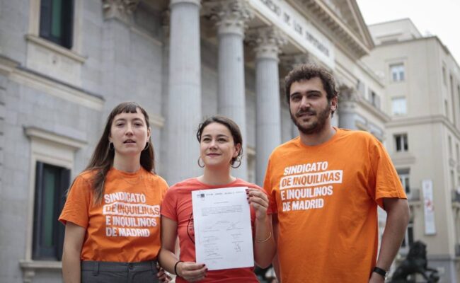 La Confederación de Sindicatos de Inquilinas exige al Gobierno a desbloquear la reforma de la Ley de Arrendamientos Urbanos que lleva dos años bloqueada en el Congreso y recuperar el Real Decreto de prórrogas