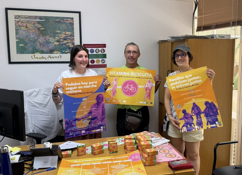 Los colectivos “Vía Libre” y “Pedalada a pedalada” llevan la campaña «Vitamina Bicicleta» a centros de salud de Alcalá para prescribir la bicicleta como aliada de la salud física y mental