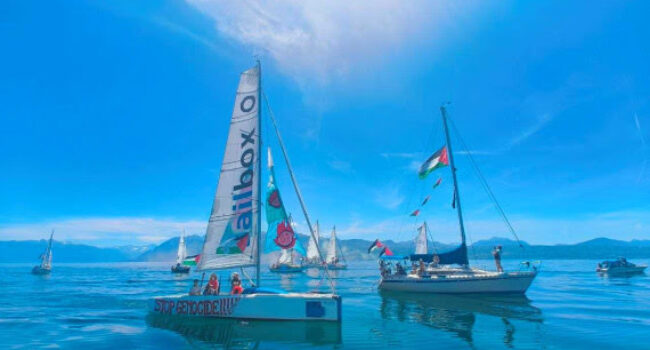 Laura Campos participa en la flotilla internacional davant la cimera del G7 per denunciar la complicitat amb el genocidi a Gaza