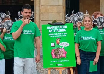 Asturies Antitaurina convoca una protesta contra las corridas de toros el domingo 16 de agosto
