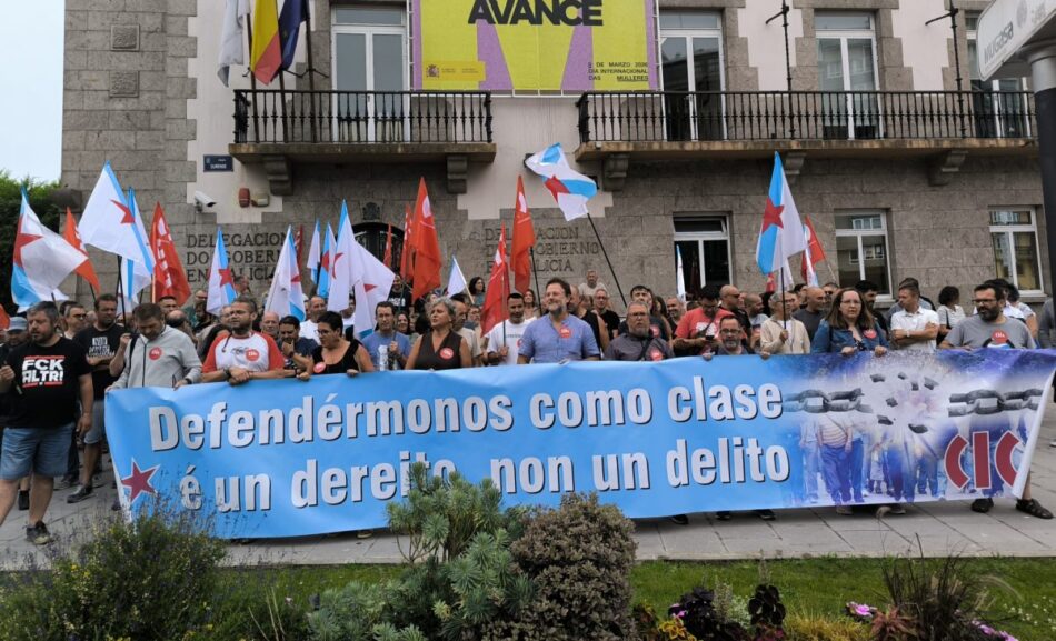 A CIG clama contra a actual deriva represiva coa que se pretende controlar a disidencia e silenciar a clase obreira
