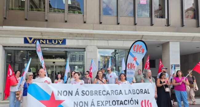 Concentracións nas sete comarcas para exixir condicións laborais e salariais dignas no comercio