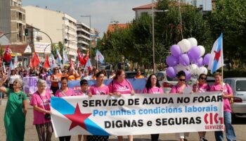Traballadoras do SAF exixen condicións laborais dignas e seguras un ano despois do asasinato da compañeira Teresa