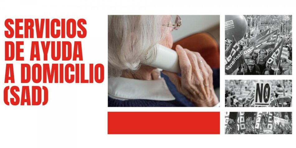FSC-CCOO exige mejoras salariales y condiciones de trabajo en los servicios sociales y la atención a la dependencia