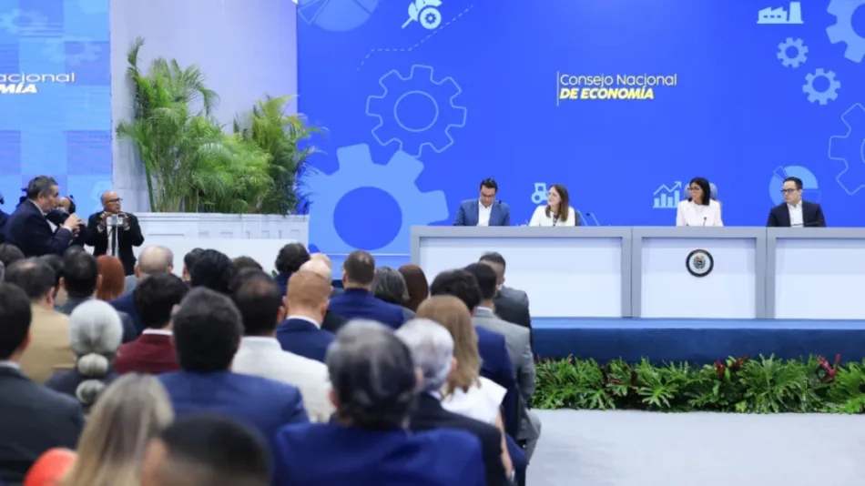Delcy Rodríguez: «Nadie está de acuerdo con el bloqueo económico» contra Venezuela