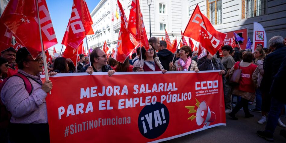 CCOO exige la revisión de los pluses e indemnizaciones por residencia y por razón de servicios del personal público