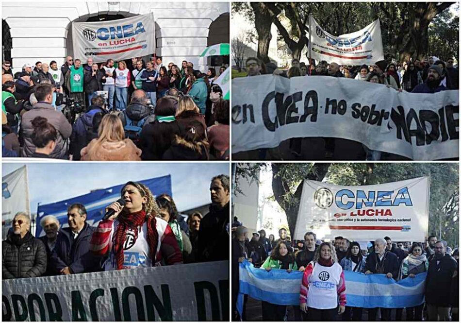 Trabajadores estatales argentinos se movilizan contra los despidos
