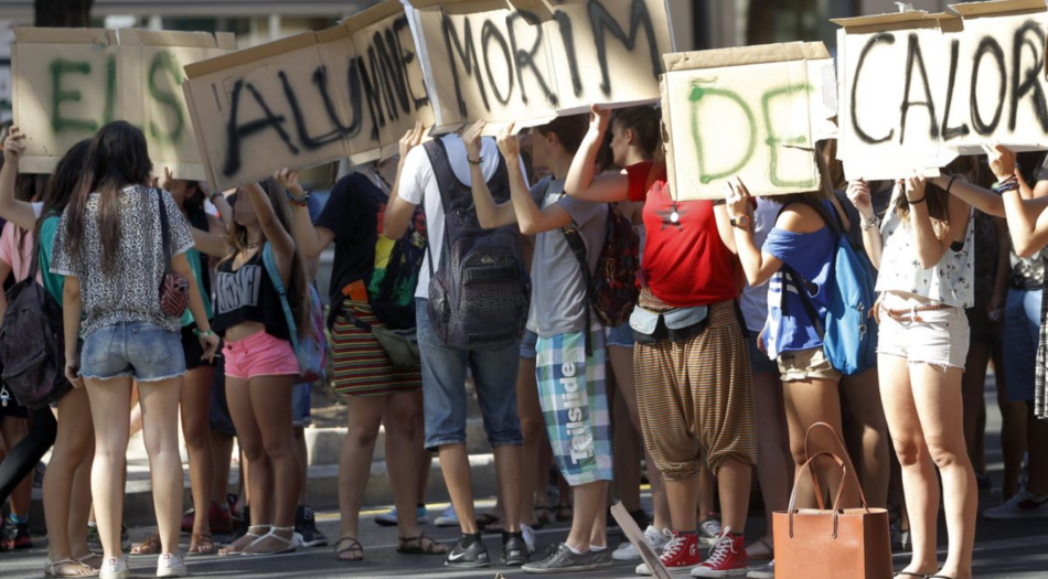 CGT denuncia las condiciones laborales y ambientales de 76 nuevos centros a Inspección de Trabajo por las altas temperaturas en las aulas