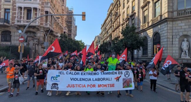 La familia de Montse Aguilar reclama justicia por la trabajadora de limpieza viaria muerta hace un año durante una ola de calor