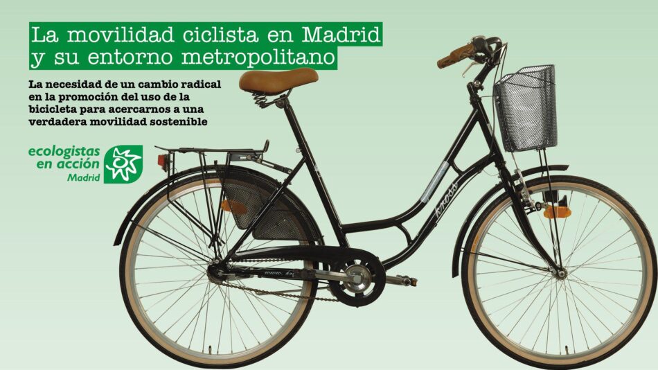 Madrid, a la cola en movilidad ciclista