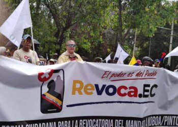 Convocan movilizaciones por revocatoria contra Noboa en Ecuador