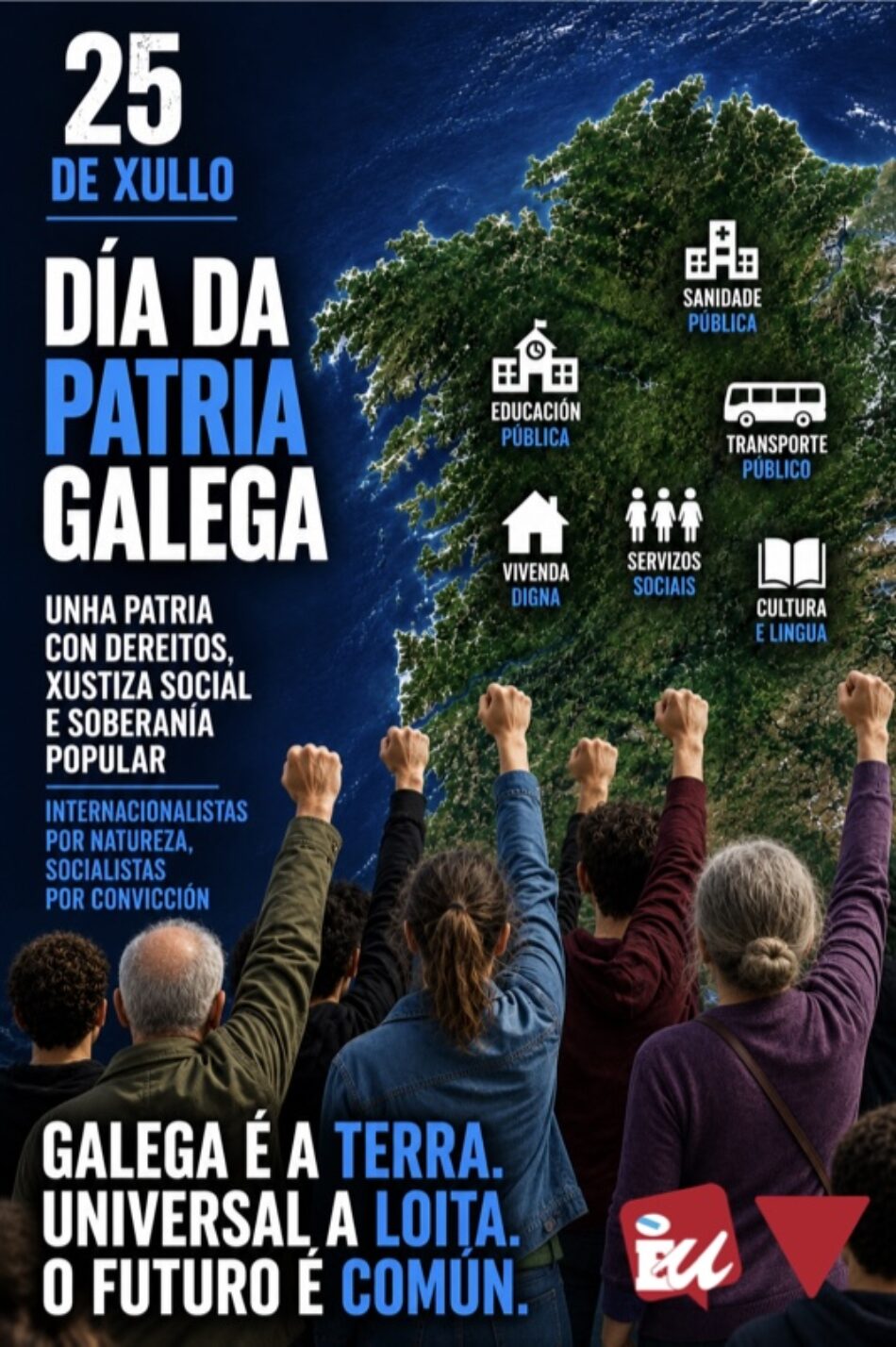 Manifesto 25 de xullo: «Unha Galicia para a clase traballadora»