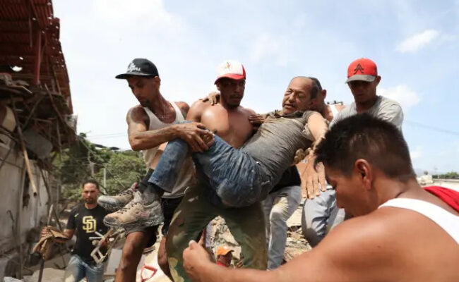 Las víctimas mortales por el terremoto en Venezuela ascienden a 3.889