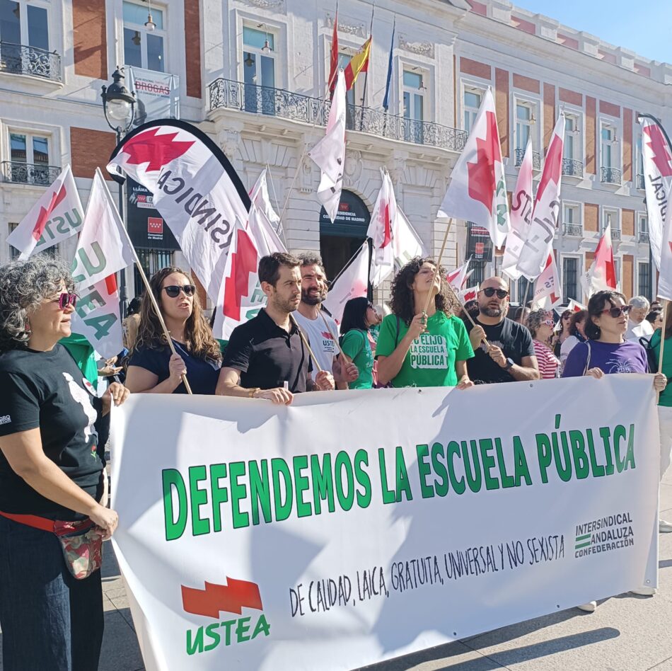 USTEA denuncia que miles de estudiantes se quedan sin plaza en la FP pública mientras la Junta impulsa el crecimiento de la oferta privada