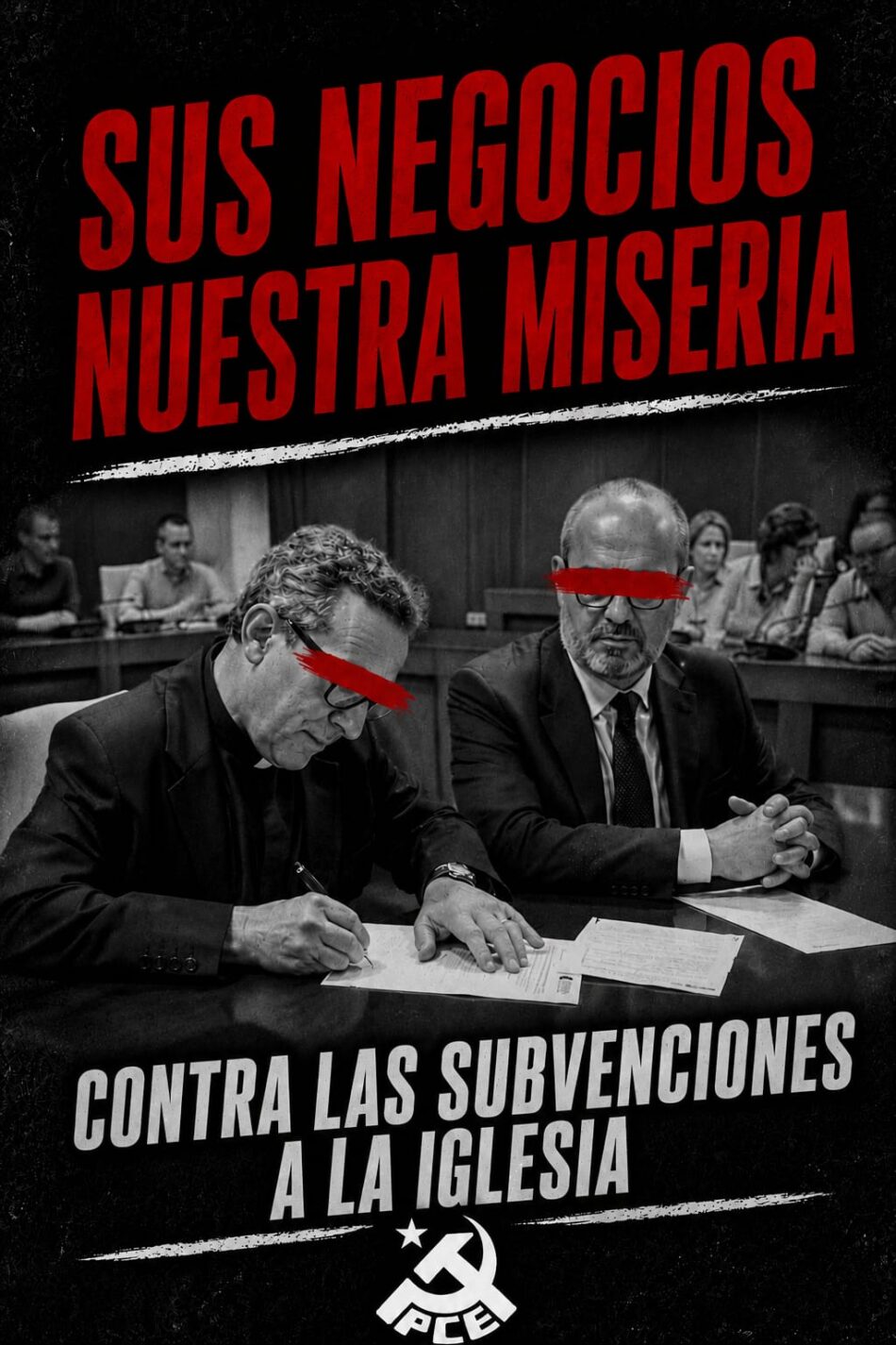 El PCE del Bierzo denuncia que PP, Coalición por El Bierzo y PSOE ponen dinero público al servicio de un negocio privado de la Iglesia