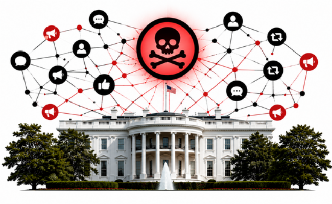 Washington dicta el guion y la red tóxica simula el consenso