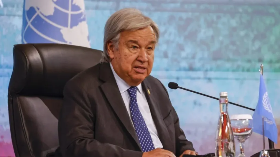 Guterres: Los asentamientos israelíes en territorio palestino carecen de validez legal