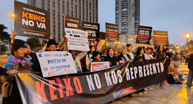 Víctimas de la represión llaman a protestar contra Keiko Fujimori este 28 de julio en Perú
