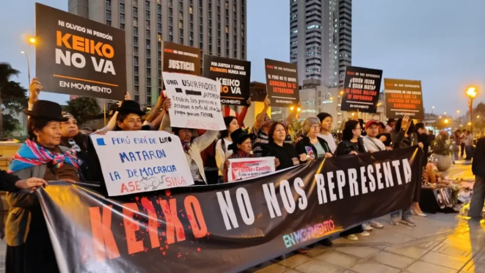 Víctimas de la represión llaman a protestar contra Keiko Fujimori este 28 de julio en Perú