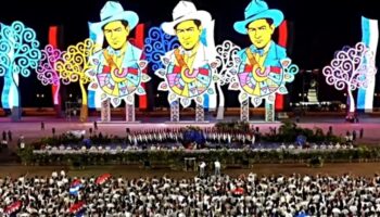 Presidente Ortega reitera apoyo a pueblos de Cuba y Venezuela en aniversario de Revolución Sandinista