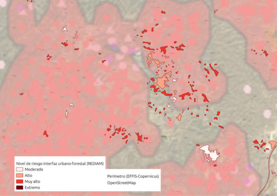 Ecologistas en Acción lamenta la pérdida de vidas humanas y muestra su solidaridad con quienes luchan contra el incendio de Almería
