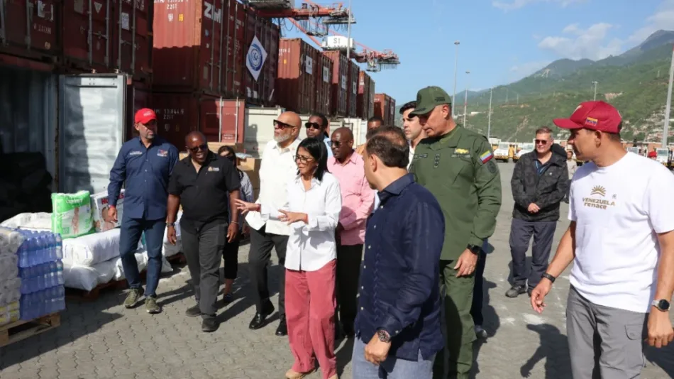 Caricom entrega a Venezuela 88 contenedores de ayuda solidaria tras sismos