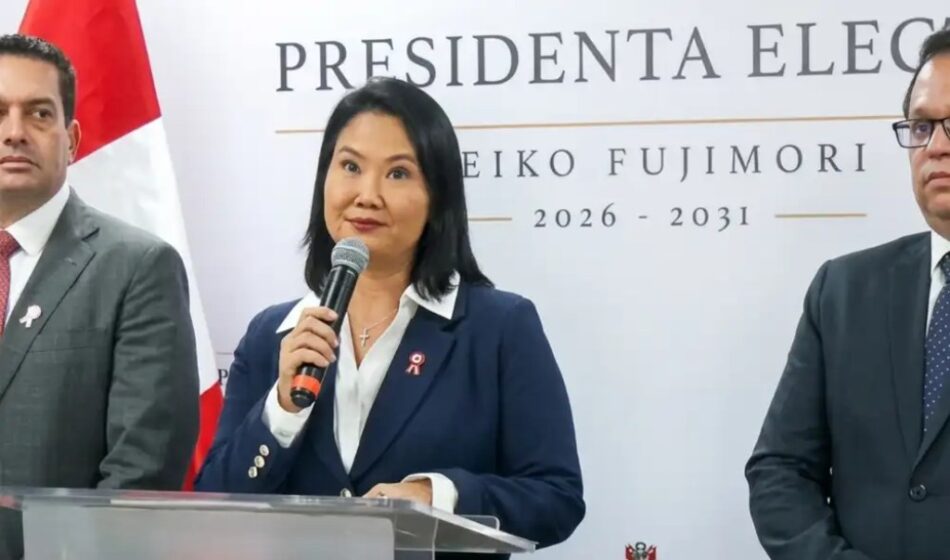 Fujimori terminó la espera y se instaló como Presidenta Electa de Perú