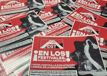 CGT mantiene la campaña por los derechos laborales en los festivales de música