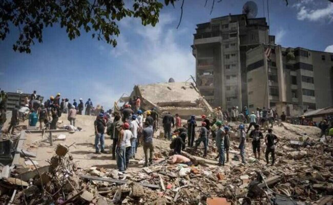 Las víctimas del terremoto alcanzan la cifra de 2.646 muertos y 12.666 heridos en Venezuela
