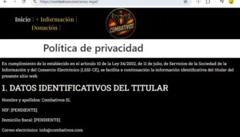 Vito Quiles pone su nuevo seudomedio a nombre de una sociedad que no existe y vulnera las leyes de servicios digitales y protección de datos