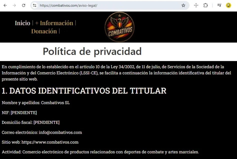 Vito Quiles pone su nuevo seudomedio a nombre de una sociedad que no existe y vulnera las leyes de servicios digitales y protección de datos