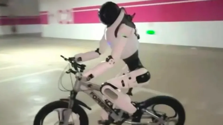 La IA no monta en bicicleta