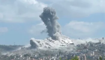 Buques de guerra israelíes bombardean el sur del Líbano