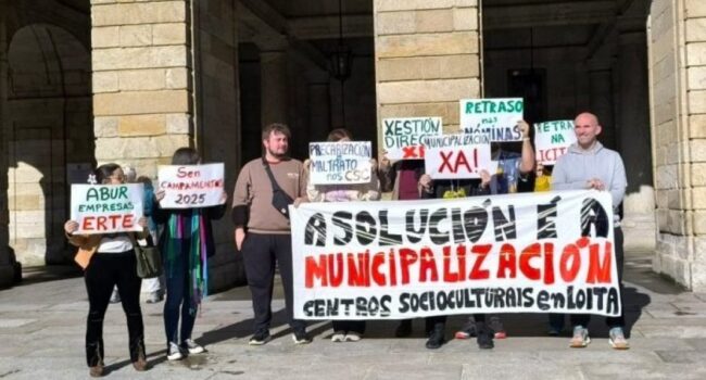 O comité dos centros socioculturais de Santiago convocará novas protestas se non se remata coa precariedade