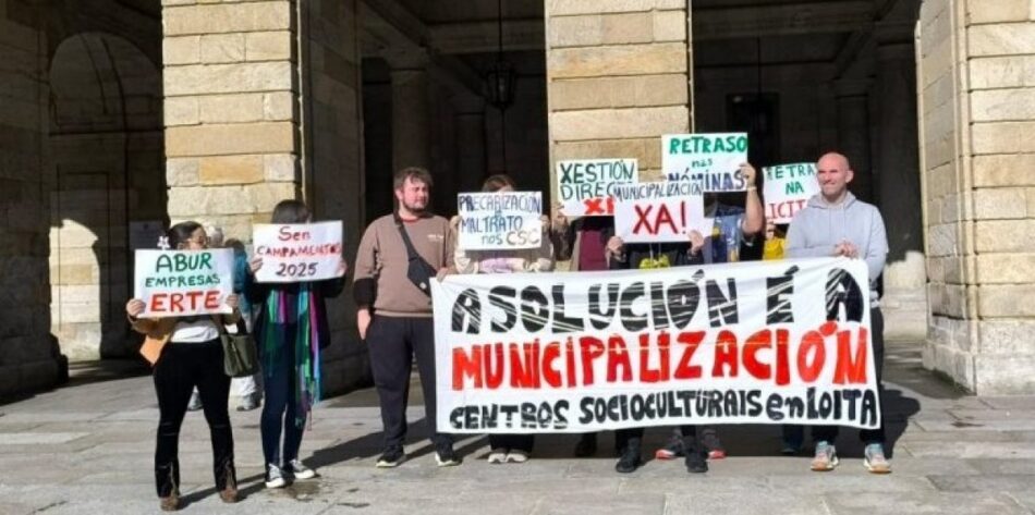 O comité dos centros socioculturais de Santiago convocará novas protestas se non se remata coa precariedade