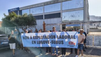 Importante seguimento na primeira xornada de folga nos autobuses de Lugove-Subus