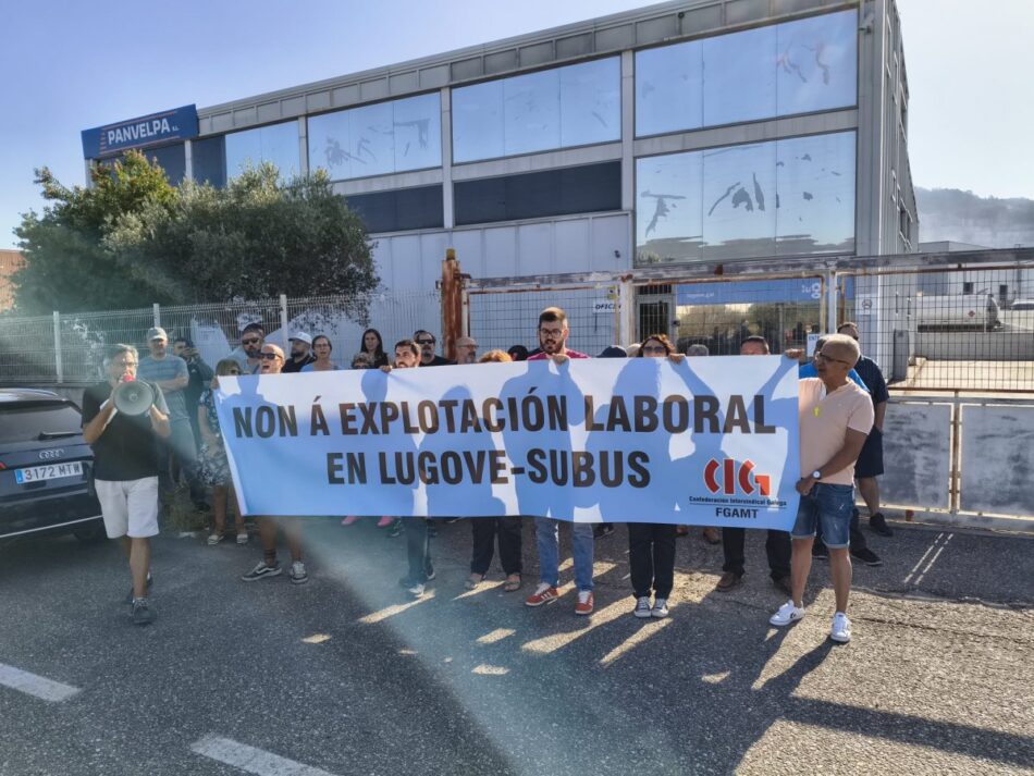 Importante seguimento na primeira xornada de folga nos autobuses de Lugove-Subus