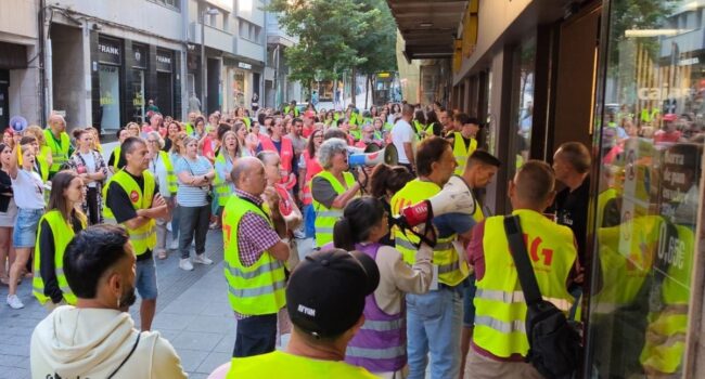 A CIG censura unha nova actuación policial desproporcionada no marco dun conflito laboral